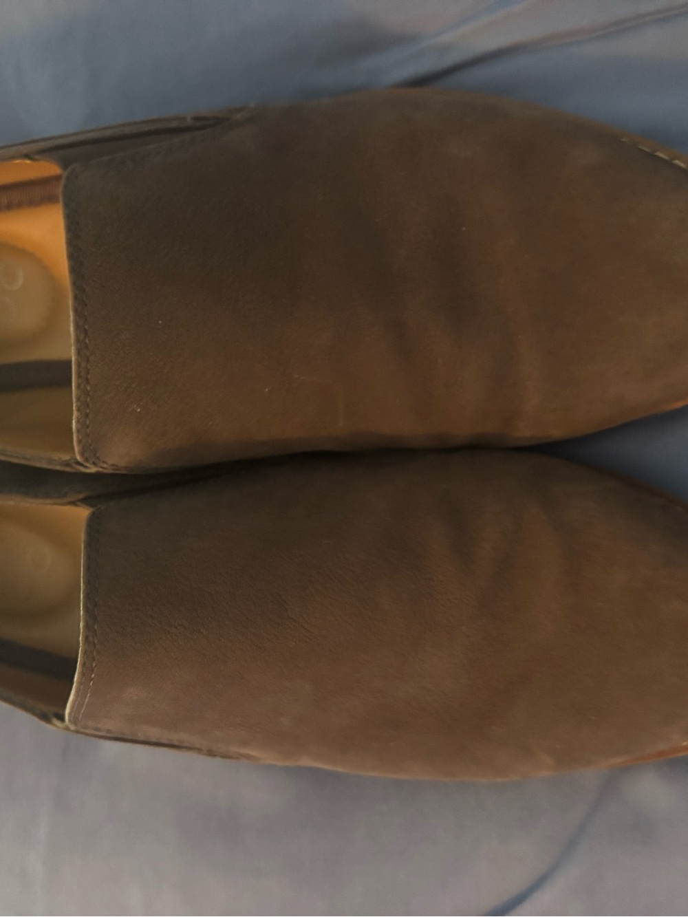 Women’s Slip-On Suede Loafers in Dark Brown